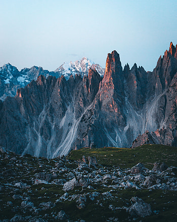 Landscape, Nature, Mountains, Rocks, Vertex, Tops, Mountain Range HD phone wallpaper