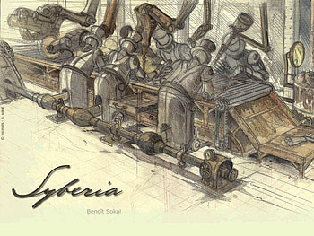 Syberia, factory, automatons, puzzle HD wallpaper