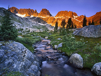 Nature, Stones, Greens, Shadow, Sunlight, Mountain River HD wallpaper