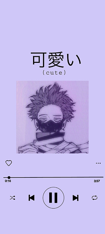 Shinso aesthetic, bokunohero, morado HD phone wallpaper