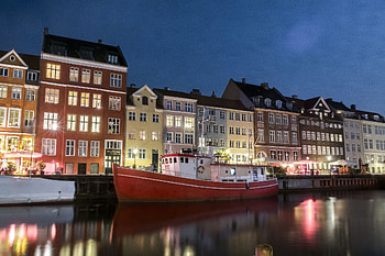 Magical Nyhavn, Copenhagen, Denmark, graphy HD wallpaper