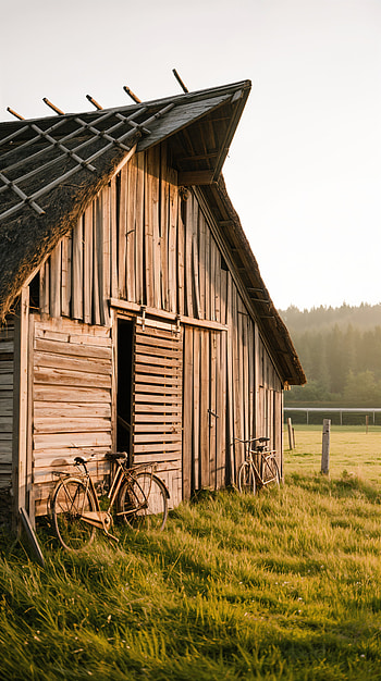 rural, bicycle HD phone wallpaper
