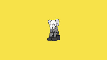 KAWS Icon in – Bold Minimalist, kaws HD wallpaper