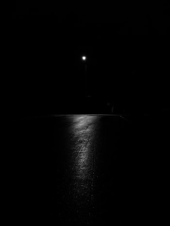 Road, Lamp, Lantern, Bw, Chb, Glow HD phone wallpaper
