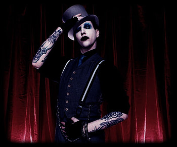 Marilyn Manson by Nykilemaitre666, manson, horror, metal, dark HD wallpaper