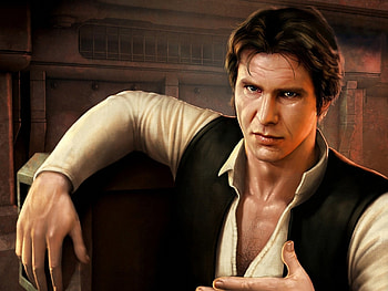 Han Solo, artwork, Harrison Ford, fantasy, movie, film, Star Wars HD wallpaper