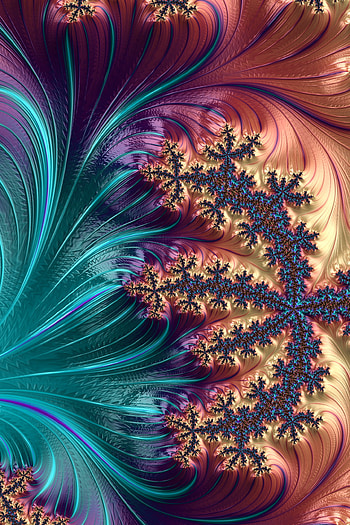 Trippy Psychedelic Fractal Art, trippy, psychedelic, hippie, Abstract, fractal HD phone wallpaper