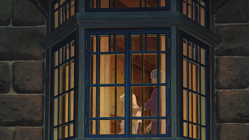 Marnie at the window, Studio Ghibli's beauty, Intriguing setting, Reflective mood HD wallpaper