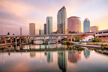 Tampa Skyline, High paying jobs HD wallpaper