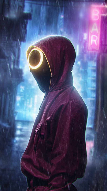 squid game, cemper, cocomo, hoodie, red, black, netflix, ı HD phone wallpaper