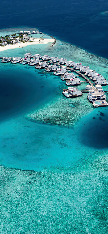 Jumeirah Olhahali, Maldives HD phone wallpaper