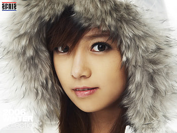 Are you Warm, sexy, model, asian, eyes, hot, beautiful, black hair, woman, fur, pretty, face, female HD wallpaper