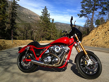 Titanium, motorcycle, bike, harley, chopper HD wallpaper