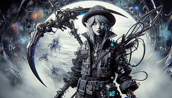 Cyber Warrior - Ultra, cyberpunk, character design, fantasy, Science Fiction, Digital Art HD wallpaper