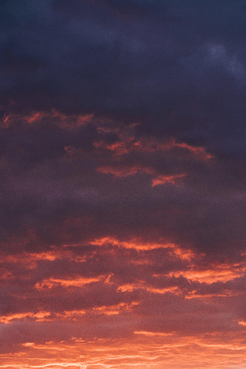 Nature, Sunset, Sky, Clouds, Gradient HD phone wallpaper