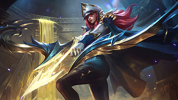 Ashe Glorious Admiral Skin LoL Splash Art, Ashe (League Of Legends), video game, League Of Legends HD wallpaper