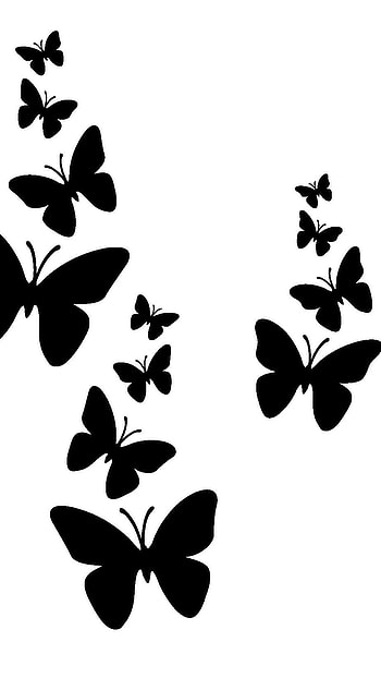 Black Butterfly, Aesthetic HD phone wallpaper