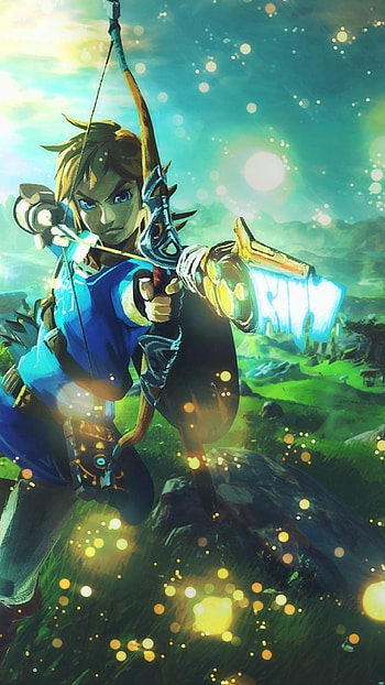 The Legend Of Zelda: Breath Of The Wild, Link, Bow, Arrow HD phone wallpaper