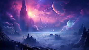 Evoking the Cosmic Dreamscape, cosmic, Sci Fi, space HD wallpaper
