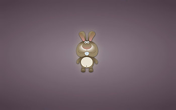 Art, Lilac, Vector, , Drawing, Rabbit HD wallpaper