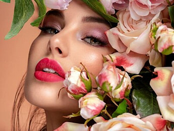 ღ, Woman, Model, Flowers, Face HD wallpaper