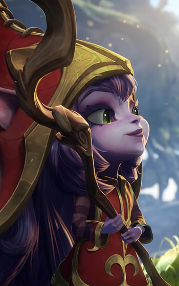 League of Legends, Chibi, Lulu, LOL Wild Rift HD phone wallpaper