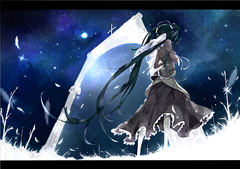 Gateway to Heaven, awesome, stars, aurora, nice, petals, snow, hatsune, aqua eyes, white, hatsune miku, twintail, gate, girl, singer, aqua, angel miku, gateway, anime, pretty, green, heaven, virtual, ice, blue, colorful, song, feathers, cute, angel, vocaloid, dress, beauty, miku, music, moon, vocaloids, program, wings, beautiful, diva, gray, aqua hair, cool, clouds, space, sky, flowers, idol HD wallpaper