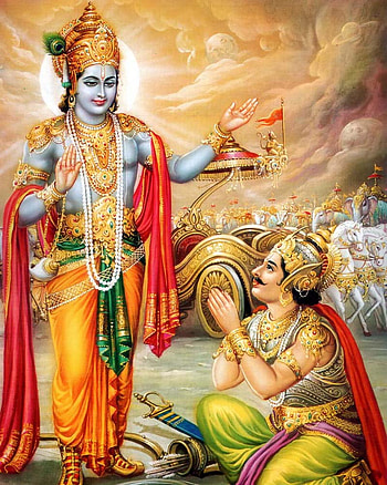 Alvandar Srinivasan - Lord Krishna Bhagavad Gita - & Background HD phone wallpaper