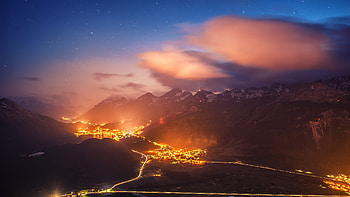 Switzerland Night , switzerland, world, night, nature HD wallpaper