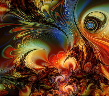Peacock Colours, lady, black, orange, yellow HD wallpaper