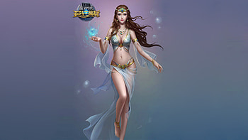 Aphrodite, frumusete, fantasy, game, girl, water HD wallpaper