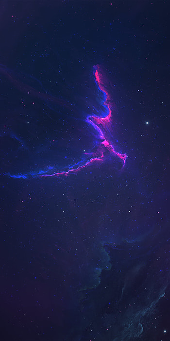 Pheonix, purple, cosmos, space, Sci Fi, nebula HD phone wallpaper