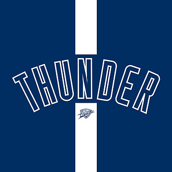 Oklahoma City Thunder, Thunder , Thunder logo , NBA team HD phone wallpaper