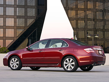 Auto, Acura, Cars, Building, Asphalt, Lamp, Lantern, Side View, Style, Akura, 2008, Rl HD wallpaper