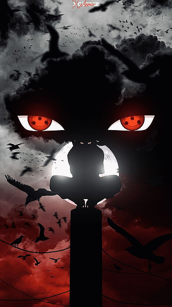 Itachi, Itachi Uchiha, Sharingan (Naruto), Anime Edit HD phone wallpaper