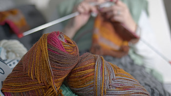 Colorful balls of wool, Knitting activity, Craft and creativity, Handmade project HD wallpaper