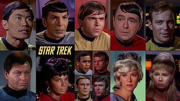 Original Star Trek Series Cast, Nichelle Nichols, Majel Barrett, William Shatner, Grace Lee Whitney, James Doohan, Billey Blackburn, Leonard Nimoy, George Takei, Walter Koening, Star Trek Cast, Original Star Trek, Booker Bradshaw, Eddie Paskey, DeForest Kelley HD wallpaper