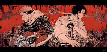 Jujutsu Kaisen : Yuji Itadori & Yuta Okkotsu, Anime, Jujutsu Kaisen, Yuji Itadori, manga, Yuta Okkotsu HD wallpaper
