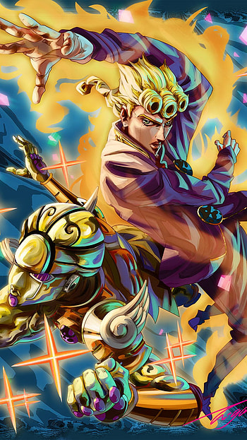 Giorno Giovanna, Jojo's Bizarre Adventure, Jojo's, Anime, JBA HD phone wallpaper