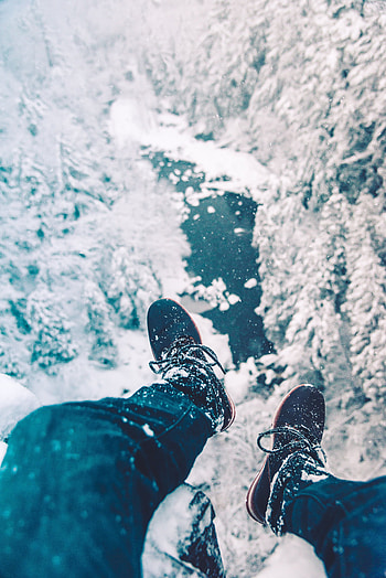 Winter, Nature, Ice, Snow, Miscellanea, Miscellaneous, Legs HD phone wallpaper
