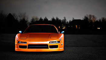 Acura NSX, Orange shine, U , Auto beauty HD wallpaper