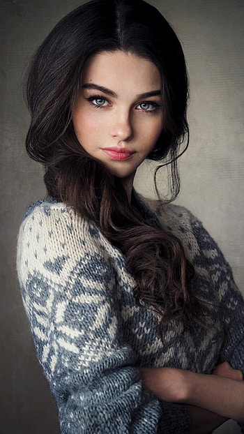 feelinsomnia, hair, white, black, winter, seanarcher, bogdana, girl, hot, princegupta, cute, woolen HD phone wallpaper