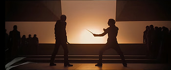 The final fight between Paul Atreides and Feyd-Rautha, Dune: Part Two HD wallpaper