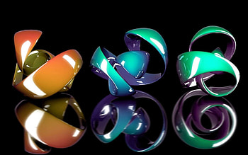Form, Multicolored, Motley, 3D, Figurine, Alloy HD wallpaper