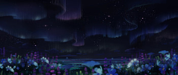 Chaos Zero Nightmare: Aurora — Anime Game, video game, anime landscape, aurora borealis HD wallpaper