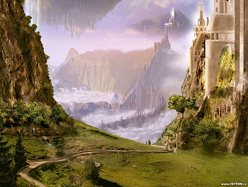 Landscape, Fantasy, Castles HD wallpaper