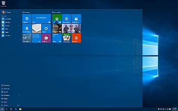 large windows 10 start menu HD wallpaper