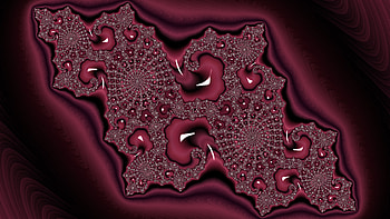 Fractal Art for your - Deep Romantic Red Corals, red, CGI, pattern, psychedelic, trippy, Abstract, fractal HD wallpaper