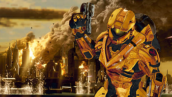 Destruction, chief, master, spartan, Halo, magnum HD wallpaper