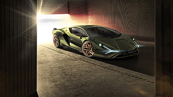 Lamborghini Sian, 2019 HD wallpaper
